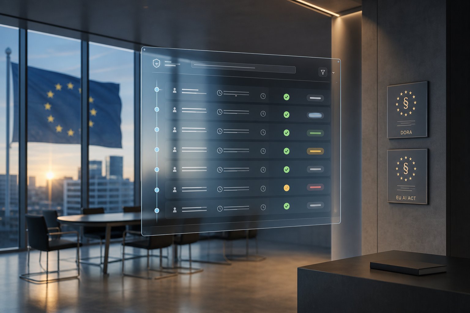 Compliance-konforme KI-Plattform für regulierte Branchen – DORA, EU AI Act und EU-Hosting in einer Architektur mit revisionssicherem Audit-Trail – sensified