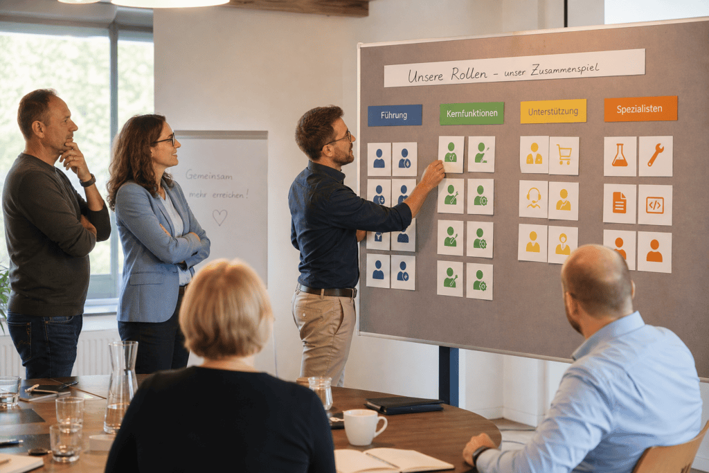 Workshop mit Rollenkarten: Analyse auf Rollen-Ebene statt Personenbewertung